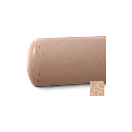 Pawling Crescent Shaped Wall Guard, Aluminum Retainer, 5"H x 12'L, Caisson WG-5-12-486